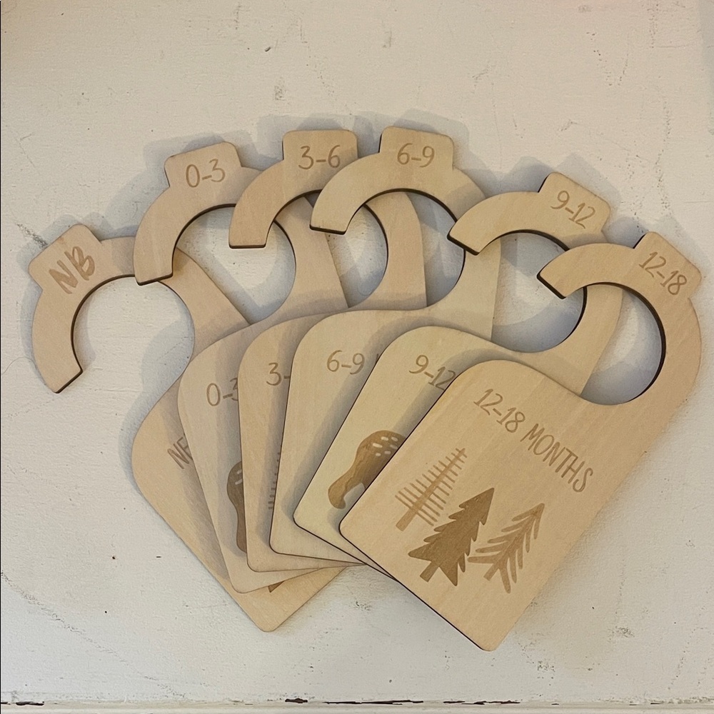 Wooden Baby Closet Dividers